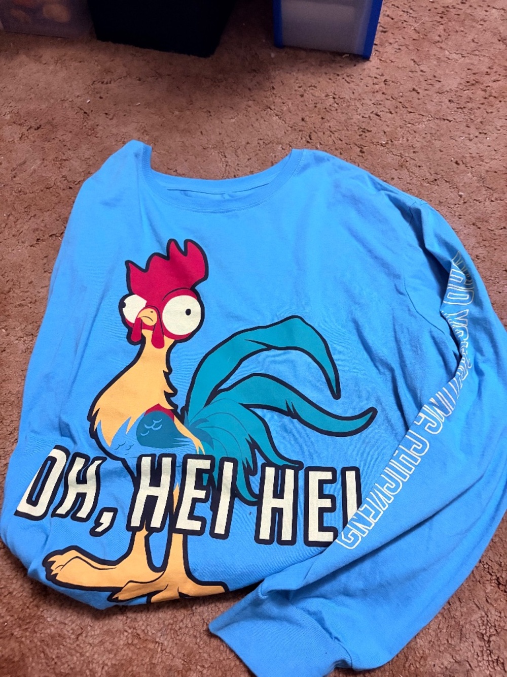 disney hei hei blue long sleeve 4xl